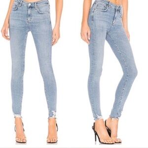 AGOLDE Sophie High Rise Distressed Skinny Jean in Scheme Sz 24